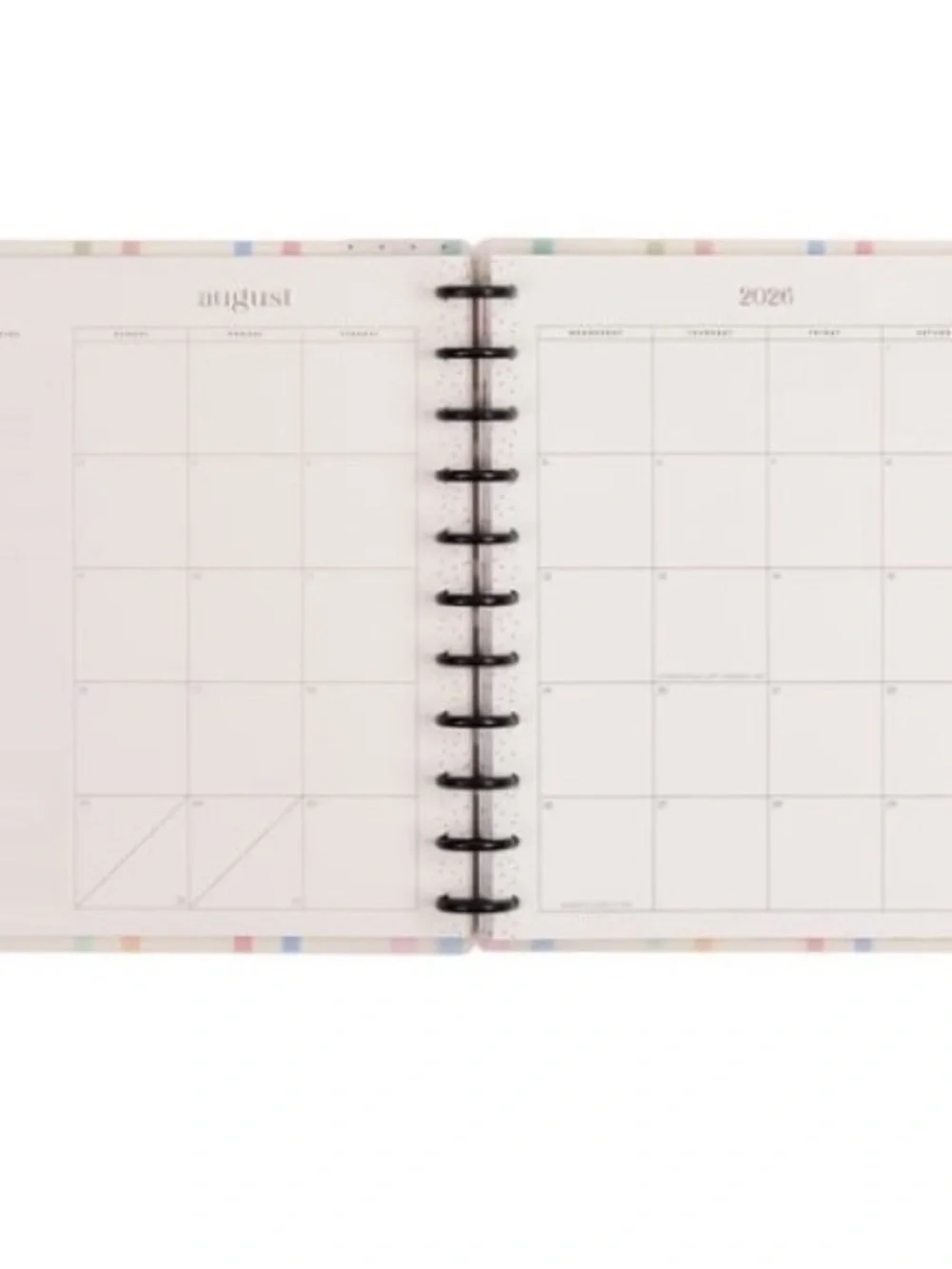 Happy Planner Rainbow Geometric & Plaid 12-Tab Divider Set